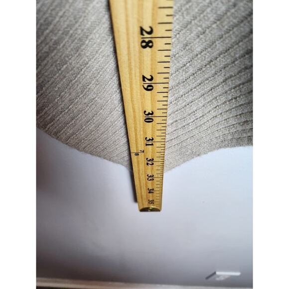 Tabitha Webb wool blend lightweight poncho neutral tan sz O/S classic beach - Picture 7 of 7